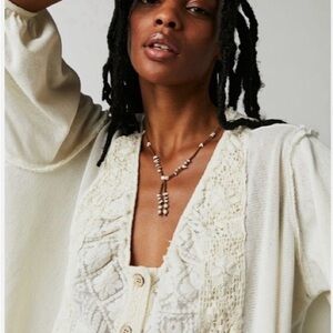 Free People Lace Top
